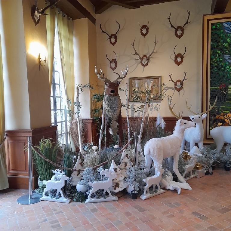 Cheverny salle des trophees
